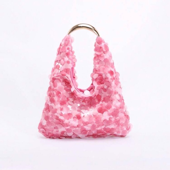 A+ Boutique Handbags - 👛 Pink Sequin Bag 👛